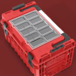 نمای بالایی از جعبه کیوبریک (QBRICK) وان قرمز اکسپرت 350