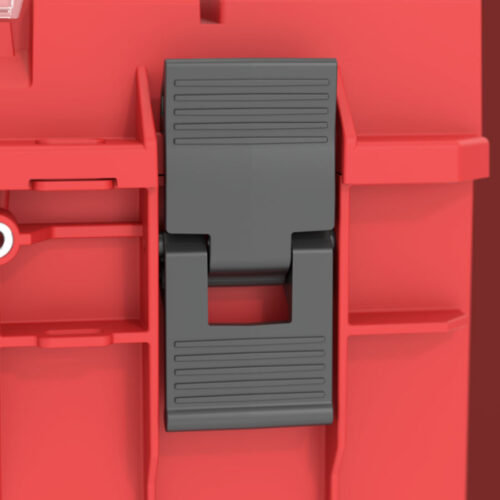 نمای دقیق قفل جعبه کیوبریک (QBRICK) وان قرمز اکسپرت 350