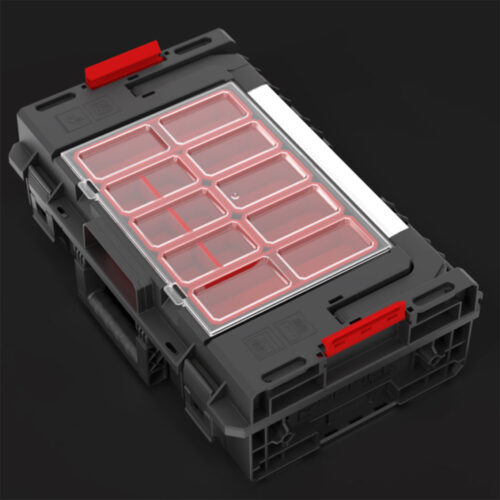 نمای با با جزییات از بالای و با اورگانایزر از کیوبریک (QBRICK) وان 200 اکسپرت