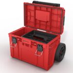نمای کامل با درب باز جعبه ابزار کیوبریک (QBRICK) سیستم پرایم کارت قرمز (RED ULTRA HD CUSTOM) جعبه ابزار کیوبریک (QBRICK) سری سیستم پرایم (SYSTEM PRIME)