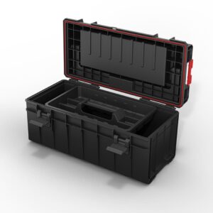 نمای داخلی از درب باز جعبه ابزار کیوبریک (QBRICK) پرو 600 اکسپرت