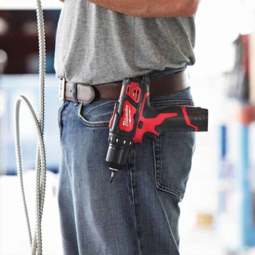 Milwaukee M12BDD 202C M12 Sub Compact Drill Driver ON NUCK HOLDER
