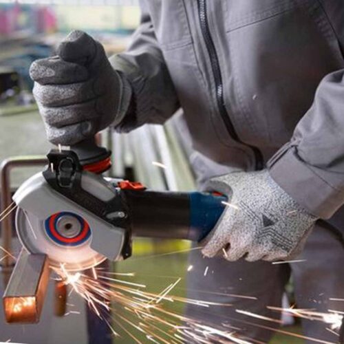 زاویه های مختلف از کارکردن مینی فرز حرفه ای 1700 وات بوش مدل GWS 17-125 S Professional