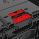 نمای از جزییات تخخصی قسمت بالایی ساختار و سوکت های کناری کیوبریک (QBRICK) (وان DRAWER 2 PLUS TOOLBOX 2.0 یا دراور یا کشو)