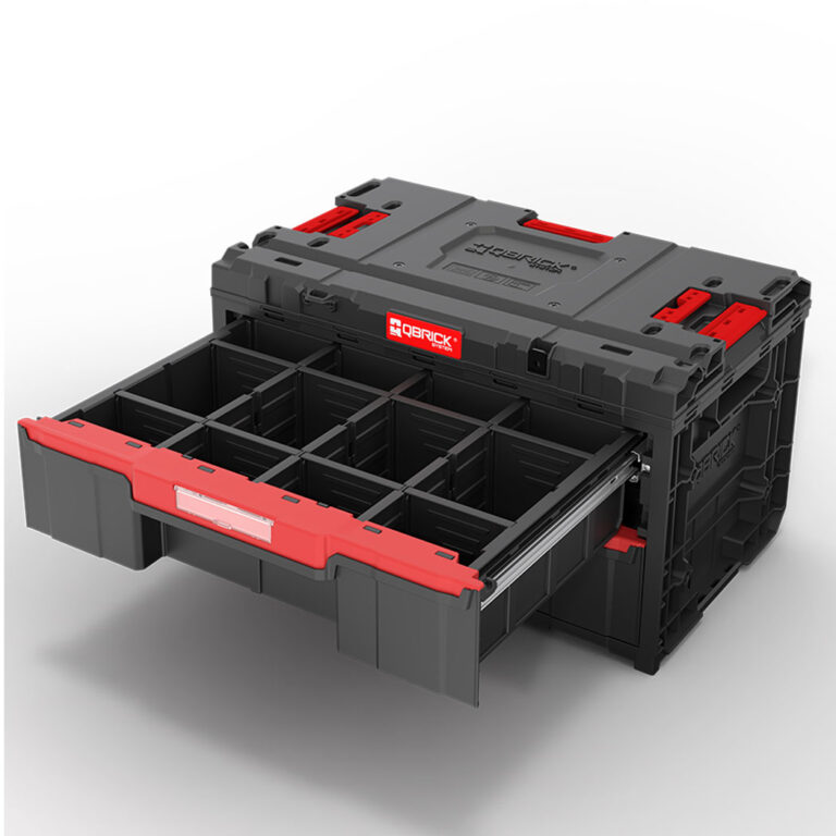 نمای داخلی و کامل از کشوی اول کیوبریک (QBRICK) (وان DRAWER 2 TOOLBOX 2.0 یا دراور یا کشو)