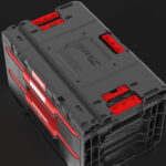 نمای از جزییات تخخصی قسمت بالایی ساختار کناری کیوبریک (QBRICK) (وان DRAWER 2 TOOLBOX 2.0 یا دراور یا کشو)