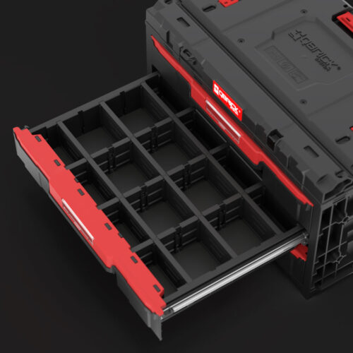 نمای داخلی و کامل از کشوی دوم کیوبریک (QBRICK) (وان DRAWER 3 TOOLBOX 2.0 یا دراور یا کشو)