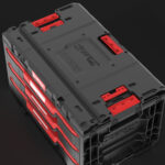 نمای از جزییات تخخصی قسمت بالایی ساختار کناری کیوبریک (QBRICK) 0(وان DRAWER 3 TOOLBOX 2.0 یا دراور یا کشو)