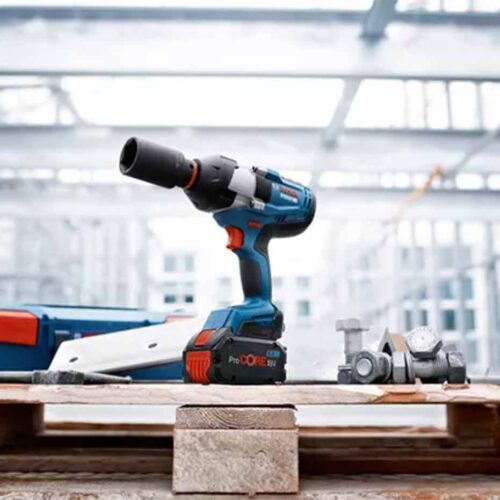 لوازم و شرایط و تجهیزات با بکس شارژی 1050 نیوتن 3/4 اینچ GDS 18V-1050 H بوش