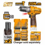 ست دریل چکشی شارژی COSLI23114 اینکو