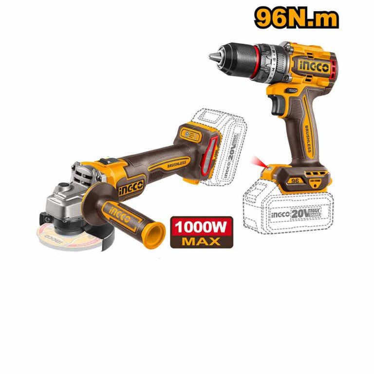 ست دریل چکشی و مینی فرز شارژی COSLI241298 اینکو